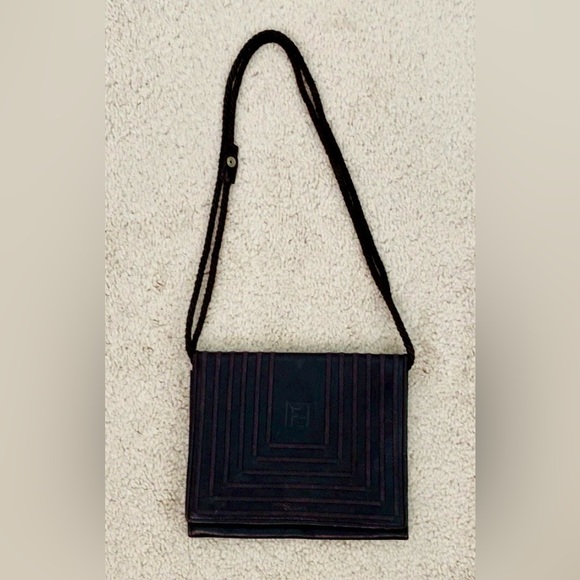 Fendi Vintage Small Leather Crossbody | Italy | COA Included - Picture 13 of 16